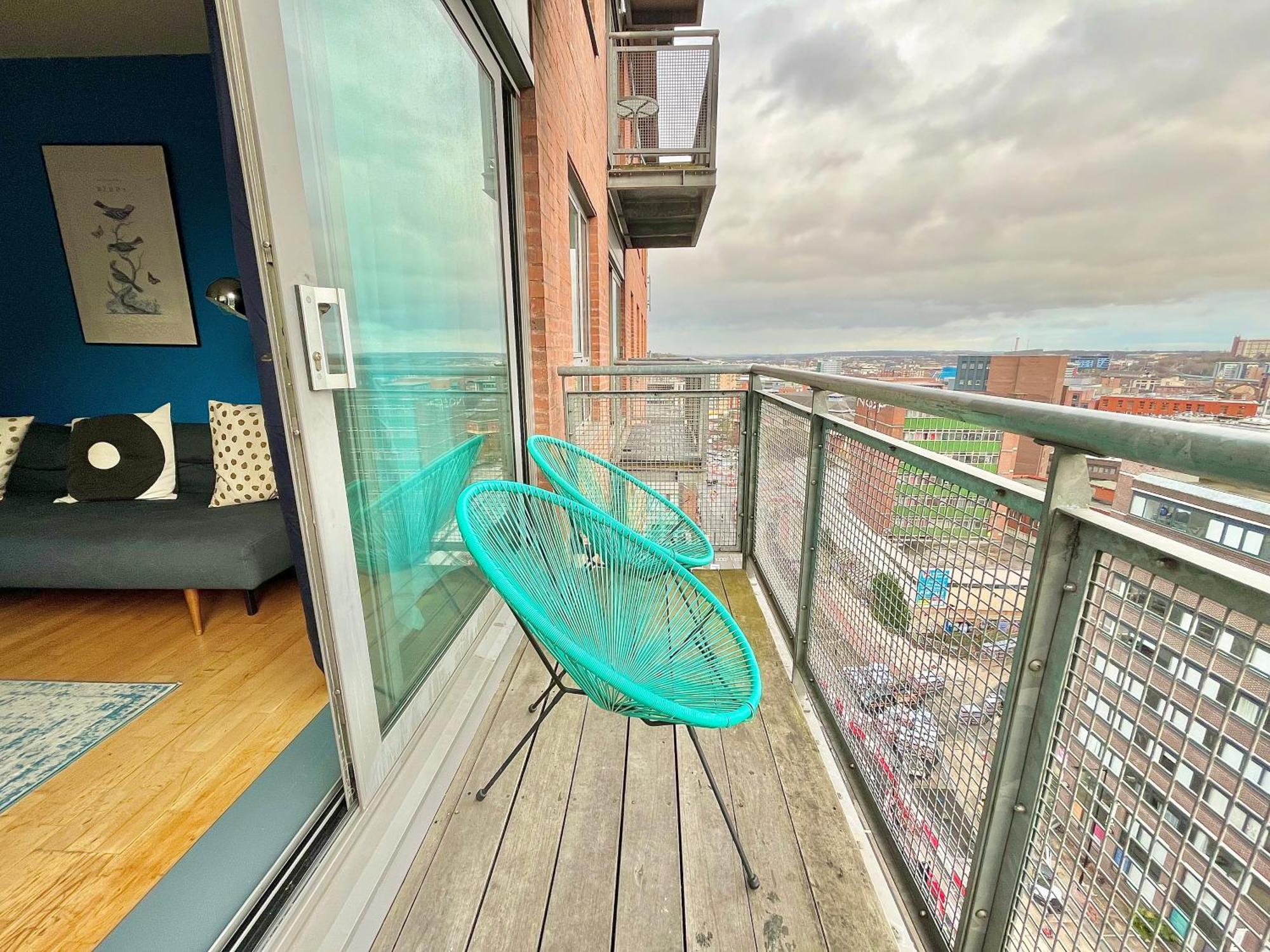 Skyview Apartment By Noknokstay - City Centre With Parking - Group, Family, Business Sheffield Kültér fotó