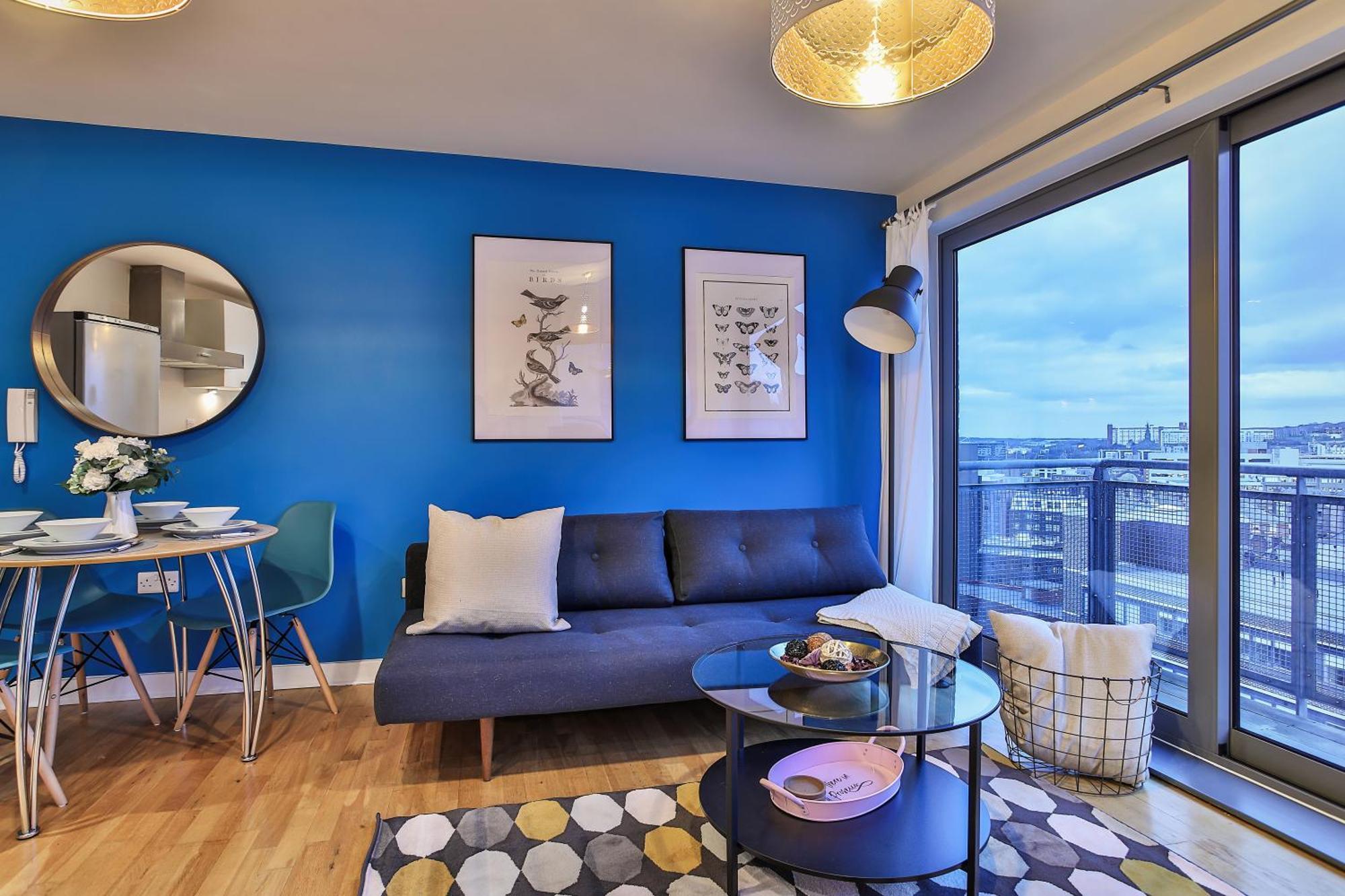 Skyview Apartment By Noknokstay - City Centre With Parking - Group, Family, Business Sheffield Kültér fotó